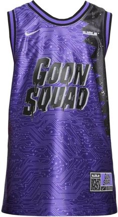 Dziecięca Koszulka koszykarska Nike Space Jam Swingman LBJ Goon Squad Jersey - DM2974-560