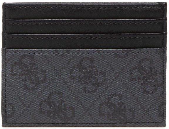 Guess Custodie per carte di credito New Boston Card Case SM2420 LEA25 Nero