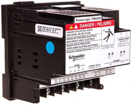 Schneider Electric Miernik Parametrów Sieci (U, I, P, Q, F, Pf, E) 5/1A Przekładnik 100-415V Ac Ethernet Modbus Tablicowy 96X96Mm