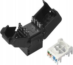 Zdjęcie Solarix Moduł Keystone Rj-45 Utp Kat.5E, Samozaciskowy X5 (SXKJ5EUTPBKSA) - Żelechów