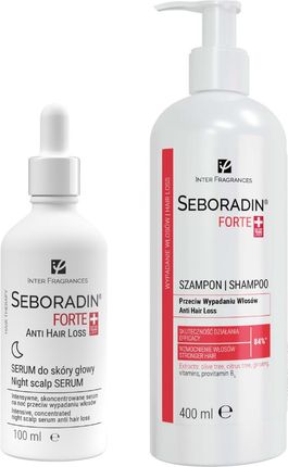 Zestaw Seboradin FORTE szampon 400 ml + serum 100 ml