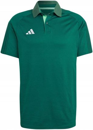 Koszulka męska adidas Tiro 23 Competition Polo zielona HU1345