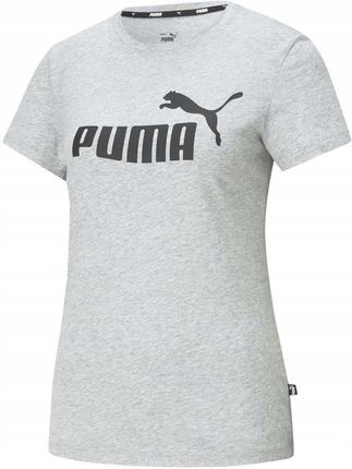 Koszulka damska Puma ESS Logo Tee szara 586774 04