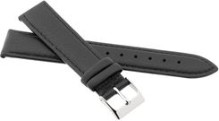 Jvd Skórzany pasek do zegarka 12 mm R41401-12 czarny
