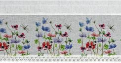 Zdjęcie Firana Zazdrostka Nora 30X150 Kwiaty - Łask