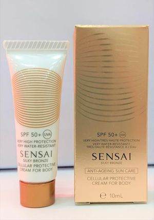 Sensai Silky Bronze Cream Body Spf50+ 10ml Próbka