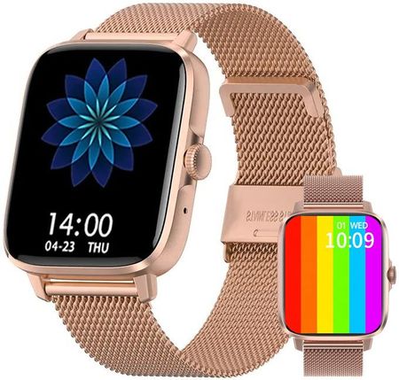 Smartwatch Artnico DT102 stalowy złoty