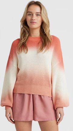 Damski Sweter O'Neill Dip Dye Pullover 1750053-42521 – Pomarańczowy