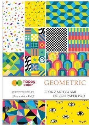 Gdd Blok Z Motywami Geometric A4/15K Happy Color
