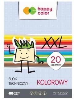 Gdd Blok Techniczny Kolor A3/20K 170G Happy Color