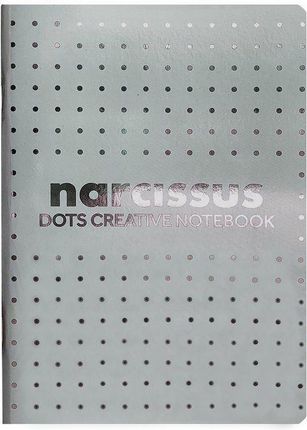 Narcissus Zeszyt A5 56 Kartek 80G Kropka Szary 6Szt.