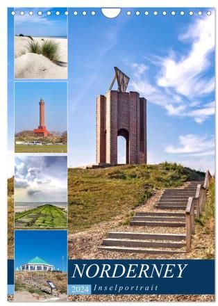 Norderney Inselportrait (Wandkalender 2024 DIN A4 hoch), CALVENDO
