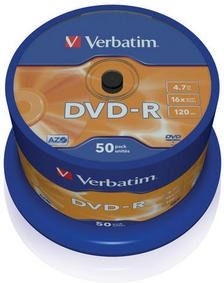 Verbatim DVD-R 16x Cake 50 szt