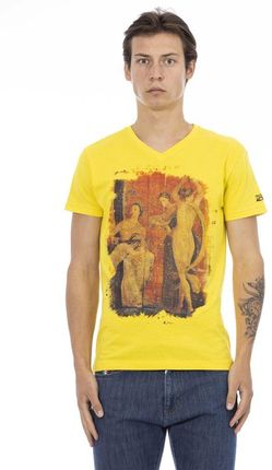 T-shirty marki Trussardi Action model 2AT145 kolor Zółty. Odzież Męskie. Sezon: