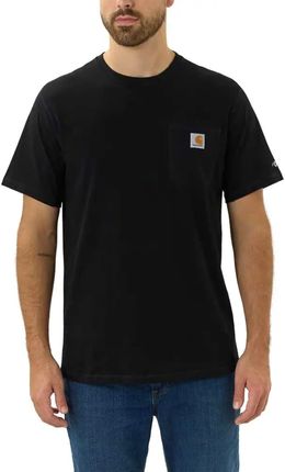 Koszulka męska T-shirt Carhartt Force Flex Midweight Pocket S/S N04 czarny