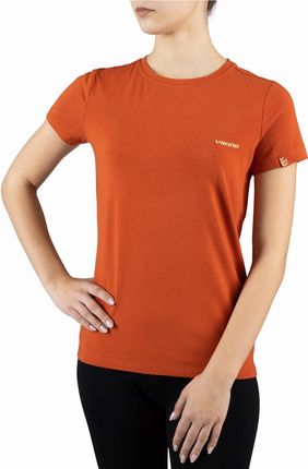 Koszulka damska bambusowa Viking Harvi T-Shirt 5400 pomarańczowy