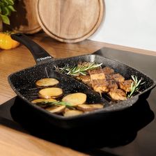 Homla Patelnia Lucaso Grillowa Z Przegródką 28Cm (213363)