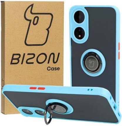 Bizon Etui Case Hybrid Ring Do Oppo A78 5G Błękitne