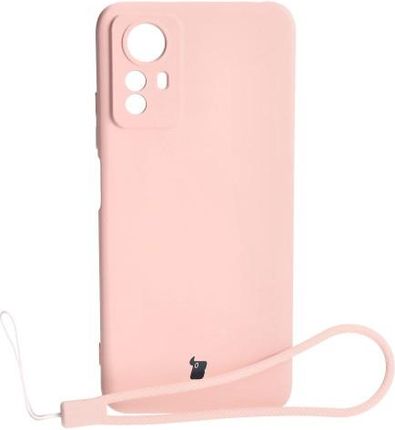 Bizon Etui Case Silicone Do Xiaomi Redmi Note 12S Jasnoróżowe