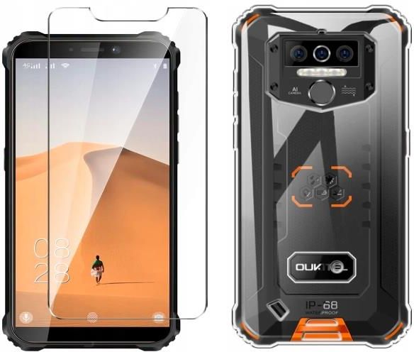 Coque + 2 Verres Trempés Pour Oukitel WP55 / WP55 Pro - TPU Souple Anti-chocs - Protection Complète écran