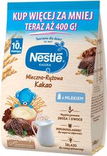 Zdjęcie NESTLE Kaszka mleczno-ryżowa Kakao dla niemowląt po 10 miesiącu 400g - Rawa Mazowiecka