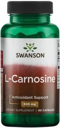 L-Carnosine - L-karnozyna 500mg 60kapsułek, Swanson