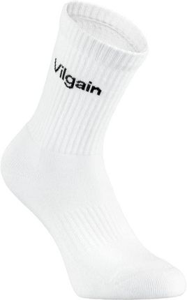 Vilgain Logotype Crew Socks 35 - 38 1 Para Biały