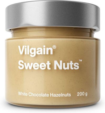 Vilgain Sweet Nuts Orzechy Laskowe Z Białą Czekoladą 200g
