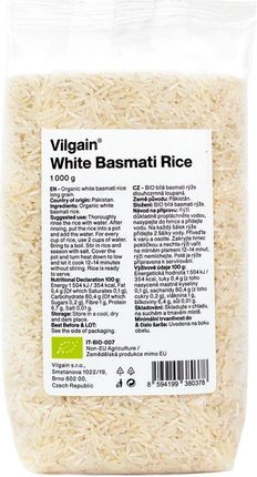 Vilgain Ryż Basmati Biały Bio 1000g
