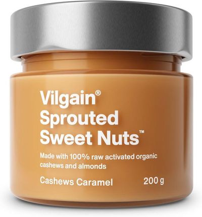 Vilgain Sweet Nuts Z Aktywowanych Orzechów Bio Nerkowce Z Karmelem 200g