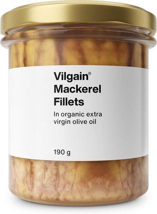 Vilgain Filety Z Makreli W Bio Oliwie Z Oliwek Extra Virgin 190g