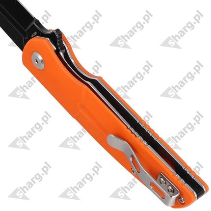 Bestech Knives Nóż Bestech Fin Orange G10, Black Stonewashed 14C28N (Bg34B-3) (119272) - zdjęcie 3
