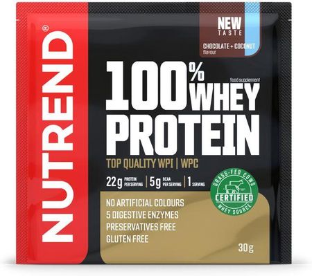 Nutrend 100% Whey Protein Czekolada/Kokos 30 G