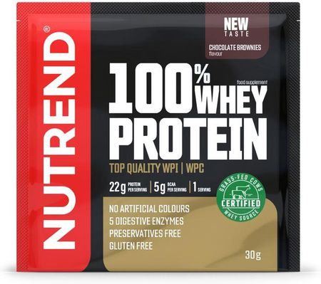 Nutrend 100% Whey Protein Czekoladowe Brownie 30 G