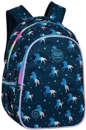 Coolpack Świecący Plecak Szkolny Jimmy Led Blue Unicorn