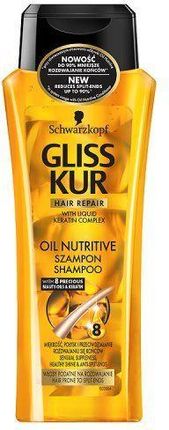 Schwarzkopf Gliss KurOli Nutritive Szampon do włosów suchych i zniszczonych 250ml