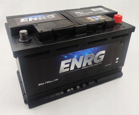 Akumulator rozruchowy Enrg 12V 80Ah 740A P+ Toyota