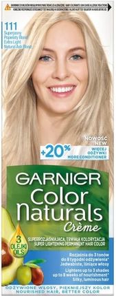 Garnier Color Naturals Creme odżywczy krem rozjaśniający 111 Jasny popielaty blond