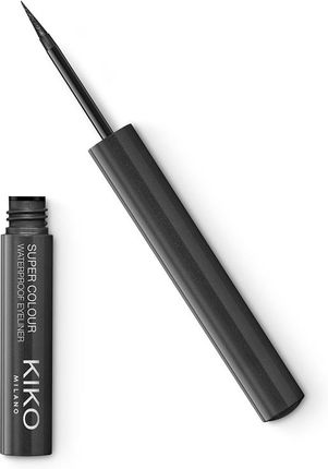 KIKO Milano Super Colour Waterproof Eyeliner ultragładki wodoodporny kolorowy eyeliner w płynie 10 Pearly Charcoal 1.7ml