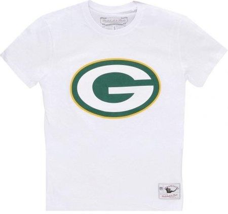 Mitchell &amp; Ness t-shirt NFL Team Logo Tee Green Bay Pacers BMTRINTL1053-GBPWHIT