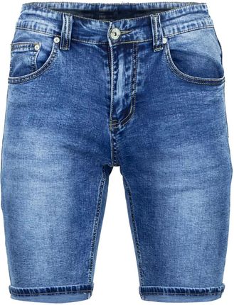 Męskie spodenki szorty jeansowe przetarcia