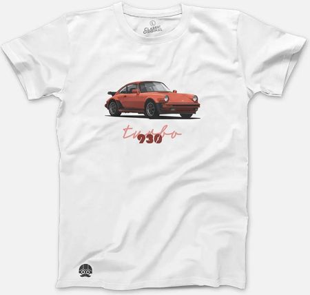 Koszulka z kultowym samochodem Porsche 911 (930) Turbo