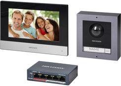 Orno Hikvision Ds Kis602B Zestaw Wideodomofonowy Poe Jednorodz Z Monitorem Dotykowym 7