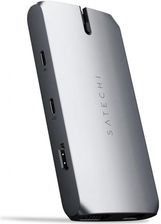 Satechi On-The-Go Multiport Usb-C (Usb-C Pd, 2X Usb-A, Hdmi 4K, Vga, Ethernet, Czytnik Kart Micro/Sd) (Gwiezdna Szarość) (STUCMBAM)