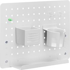 Zdjęcie Spacetronik Jasno Szara Tablica Perforowana Na Ścianę Spb151W - Osieczna