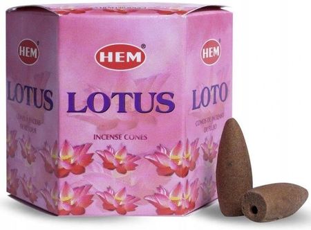 Hem Kadzidełka Stożkowe Backflow Lotus Lotos 40Szt