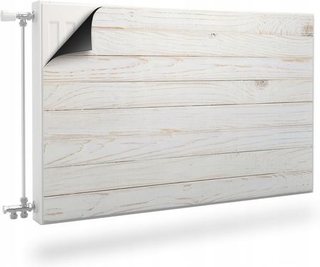 Muralo Maskownica Magnetyczna Białe Poziome Deski 80X60