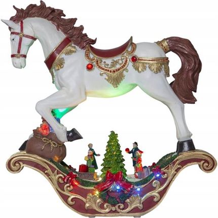 Star Trading Szwedzka Pozytywka Świąteczna Swing Koń Na Biegun