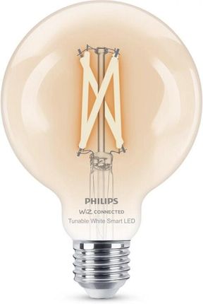 Philips Smart LED Żarówka filament przezroczysta E27 G125 7 W (60 W), zimna - ciepła biel (929003017821)