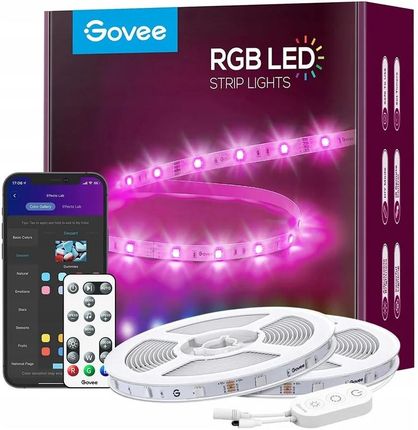 Govee Taśma LED, Wi-Fi, Bluetooth, RGB 15m H6154